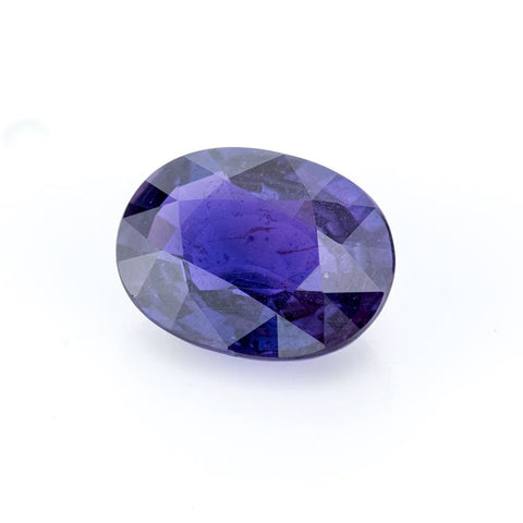 Natural Violet Purplish Sapphire 4.05 ct 11.5x8.5x4.5 mm Oval Gemstone RMCGEMS 