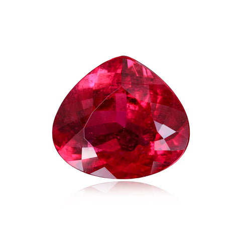 Rubellite 11.34CT Heart - shoprmcgems