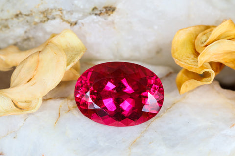 Rubellite 13.35CT Oval - shoprmcgems