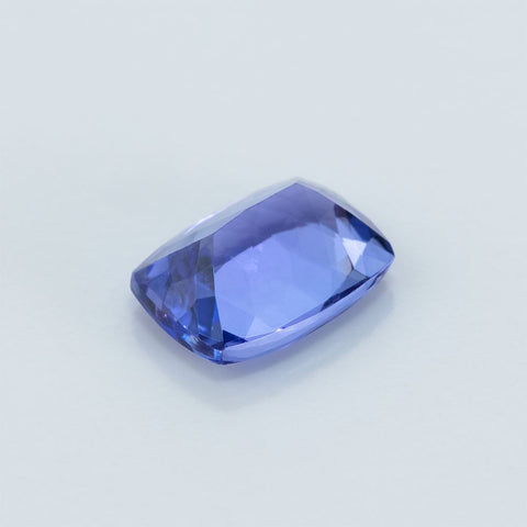 Seductive Vivid Blue Natural Tanzanite 1.56 ct - 8X6MM Cushion Cut Gemstones RMCGEMS 