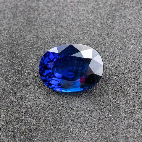 Shining Eye Clean Blue Sapphire 3.5 ct 10.5X7.7X4.7 MM Oval Gemstone RMCGEMS 