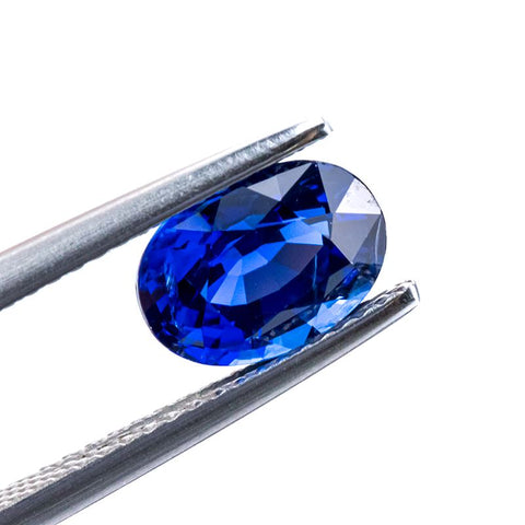 Sparkling Royal Blue Natural Sapphire 2.27 ct 9X6.5X4.8 MM Oval Gemstone RMCGEMS 