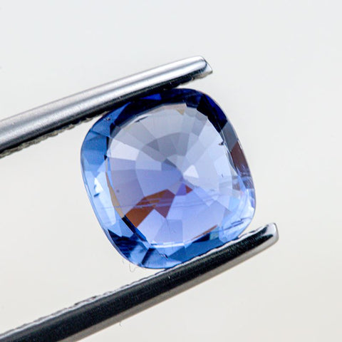 Unheated Natural Blue Sapphire 2.30 ct 7.8X7.4X4.6 mm Cushion Gemstone RMCGEMS 