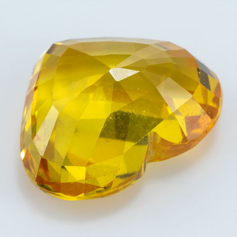 Yellow Sapphire 8.84 ct 14X11.50 mm Heart Gemstone RMCGEMS 