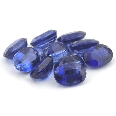 10.74 Cts Natural Blue Kyanite 7X5MM Oval Untreated - shoprmcgems