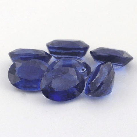 11.16 Cts Natural Blue Kyanite 8X6MM Oval Untreated - shoprmcgems