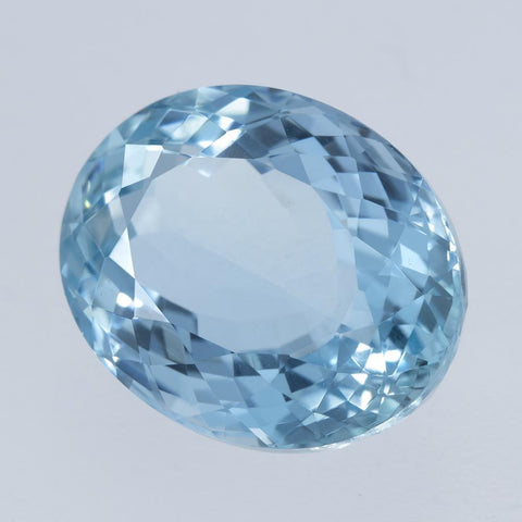 11.28 CT Dazzling Aquamarine 16.50x13 MM Oval Exclusive collection RMCGEMS 