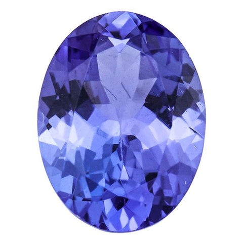 1.21Cts GORGEOUS TOP COLOR FLASHING 8X6mm Oval Cut Tanzanite AAA. - shoprmcgems