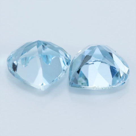 1.32 CT Aquamarine 6 MM Heart Shape Exclusive collection RMCGEMS 