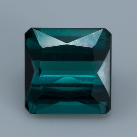 2.05 Ct. Greenish Blue Tourmaline 7X7 MM Octagon Cut Exclusive collection RMCGEMS 