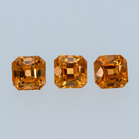 2.07CT Natural Spessartite Octagon Cut 4.5MM Free Shipping Gemstones RMCGEMS 