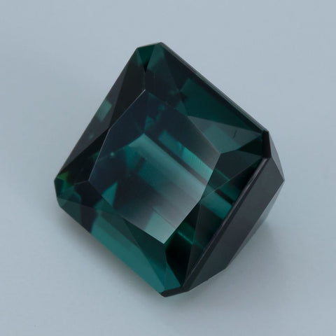 2.11 Ct. Greenish Blue Tourmaline 7X7 MM Octagon Cut Exclusive collection RMCGEMS 