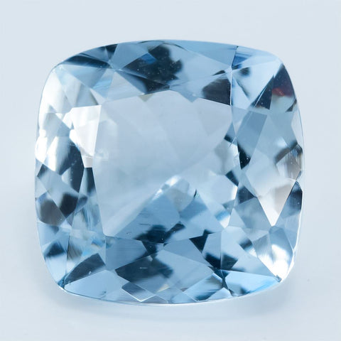 2.48 CTs Natural Aquamarine 9 MM Cushion Cut Exclusive collection RMCGEMS 
