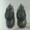25.30 CT Black Rutile25x10 MM Pear Briolite - shoprmcgems