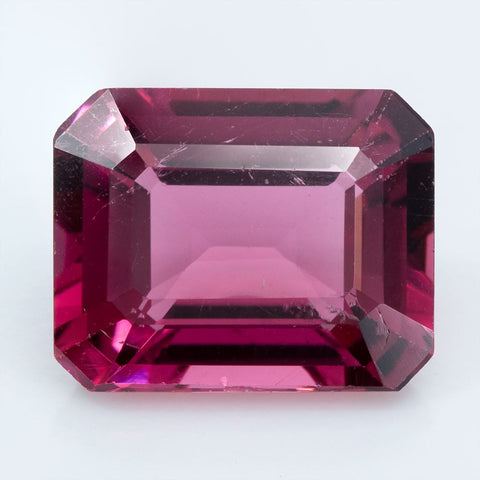 3.95 CT Natural Pink Tourmaline 11x8.80 MM Octagon Gemstones RMCGEMS 