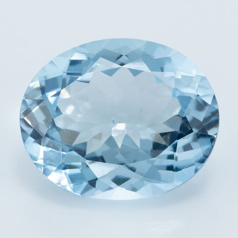 4.09 CT Natural Aquamarine 12X10 MM Oval Cut Exclusive collection RMCGEMS 
