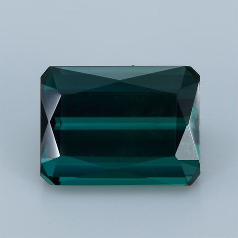 4.27 CT Greenish Blue Tourmaline 10.4X7.8 MM Octagon Cut Exclusive collection RMCGEMS 
