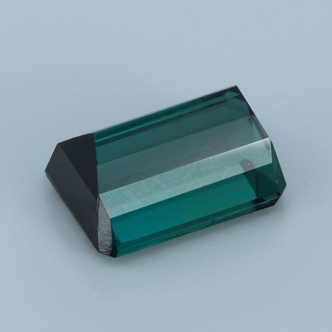 4.27 CT Greenish Blue Tourmaline 10.4X7.8 MM Octagon Cut Exclusive collection RMCGEMS 