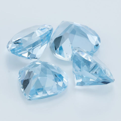 4.27 CT Natural Aquamarine 7 MM Heart Shape Exclusive collection RMCGEMS 