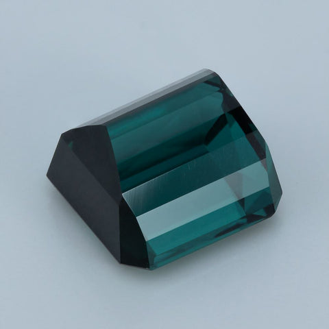 4.78 Ct. Greenish Blue Tourmaline 9X9 MM Octagon Cut Exclusive collection RMCGEMS 