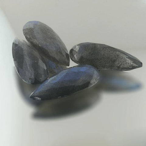 49.53 CT Labradorite Pear Shape 20x10 MM Briolite - shoprmcgems