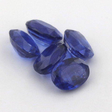 5.26 Cts Natural Blue Kyanite 7X5MM Oval Untreated - shoprmcgems