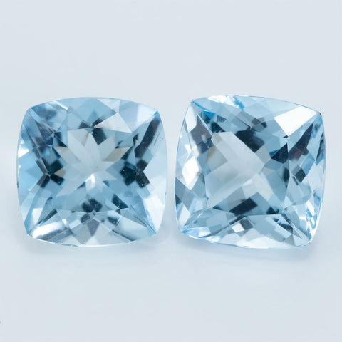 5.37 CT Natural Aquamarine 9 MM Cushion Cut Exclusive collection RMCGEMS 