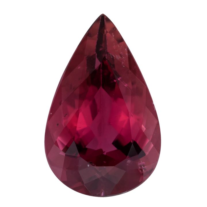 5.65 CT Rubellite Pear Shape 15.80x10 MM | shoprmcgems