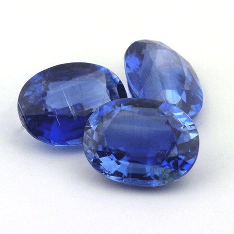 6.20Cts Natural Blue Kyanite 9X7MM Oval Untreated - shoprmcgems
