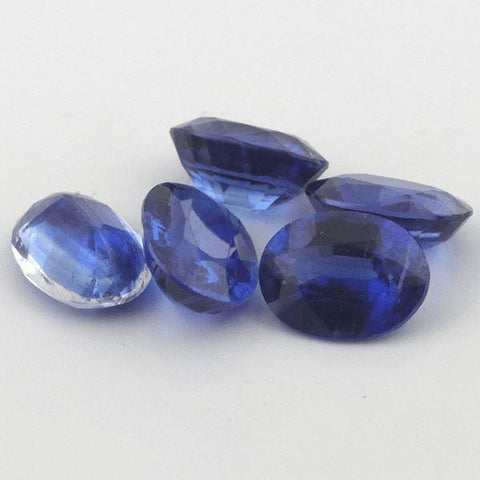 7.65 Cts Natural Blue Kyanite 8X6MM Oval Untreated - shoprmcgems
