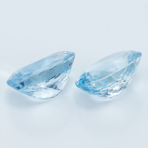 8.26 CT Natural Aquamarine 12X10 MM Oval Cut Exclusive collection RMCGEMS 
