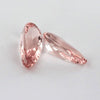 8.43 CT FINE LUSTER LOUPE CLEAN 16x8 MM PINK MORGANITE PAIR - shoprmcgems