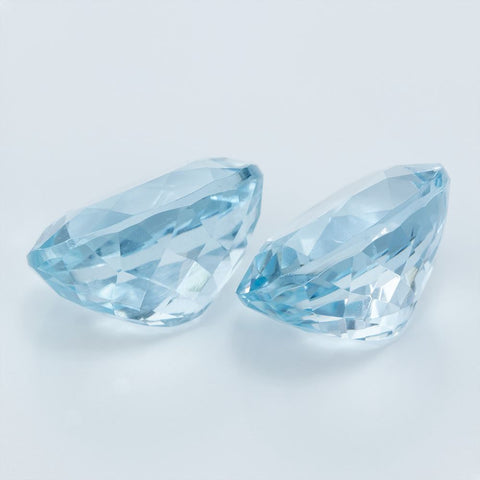 9.15 CT Natural Aquamarine 12X10 MM Oval Exclusive collection RMCGEMS 
