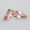9.39 CT Stunning Luster 17x9 MM Pear Cut Pink Morganite Pair - shoprmcgems