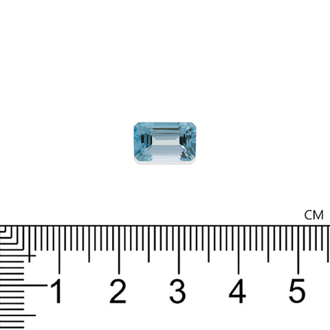 Aquamarine 3.15 CT 10.8X6.80 MM Octagon cut. Mined In Brazil.