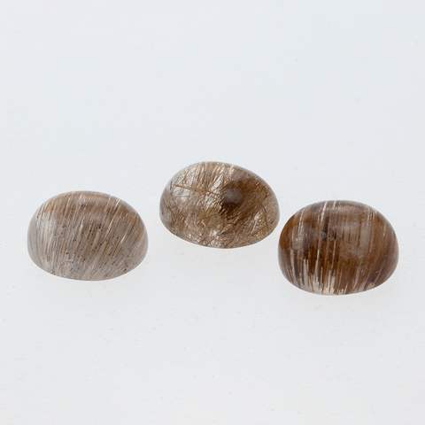 23.00 CT Brown Rutile Oval Cabochons 13X11 MM. - shoprmcgems