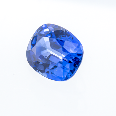 Sparkling Natural Blue Sapphire 1.46 ct Cushion 7x5.8x3.7 mm - shoprmcgems