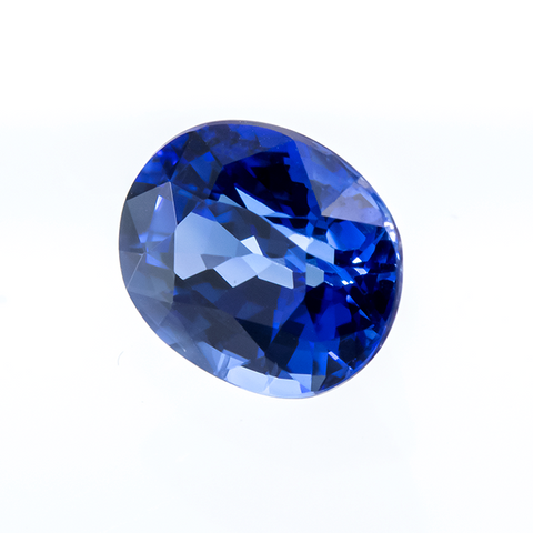Shining Loupe Clean Natural Blue Sapphire 1.48 ct Oval cut 7X6X4.4 mm - shoprmcgems