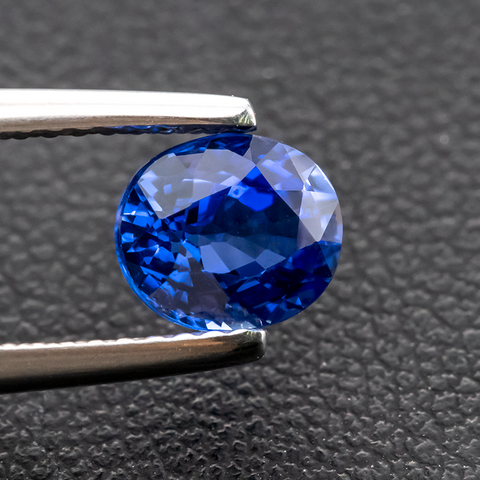 WOW MIND BOGGLING TOP RICH Natural Blue Sapphire 1.35 ct Oval cut 6.9X5.8X4 mm - shoprmcgems