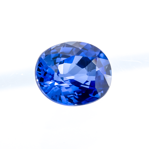 WOW MIND BOGGLING TOP RICH Natural Blue Sapphire 1.35 ct Oval cut 6.9X5.8X4 mm - shoprmcgems