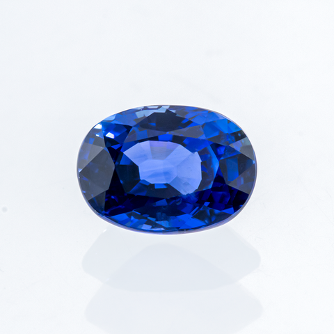 Seductive Vivid Blue Natural Sapphire 1.75 ct Oval cut 8X5.8X4.2 mm - shoprmcgems
