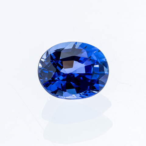 Shining Loupe Clean Natural Blue Sapphire 1.91 ct Oval cut 7.8X6.5X4.7 mm - shoprmcgems
