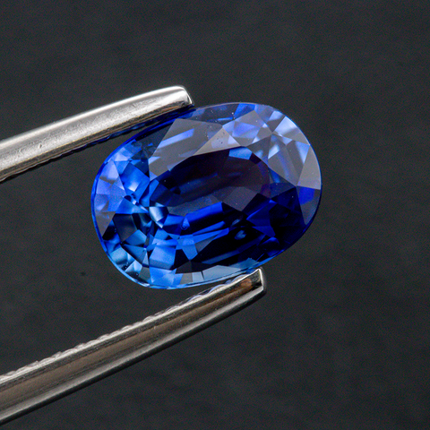 Stunning Natural Blue Sapphire 1.57 ct Oval cut 8X5.9X3.6 mm - shoprmcgems