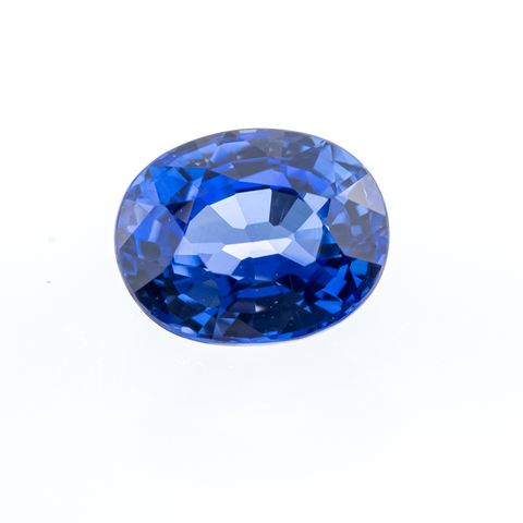 Shining Loupe Clean Natural Blue Sapphire 1.70 ct Oval cut 7.5x6x4.2 mm - shoprmcgems