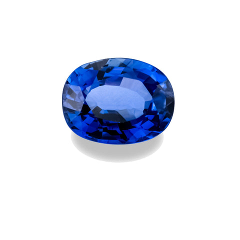 Shining Natural Blue Ceylon Sapphire 6.49 ct  Oval cut 12.3X9.6X6 mm - shoprmcgems