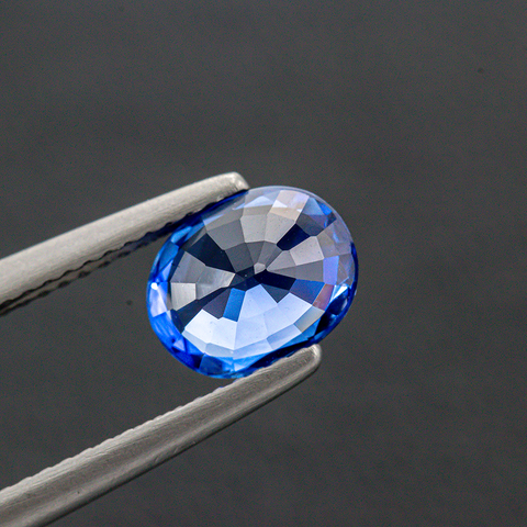 Natural Blue Ceylon Sapphire 2.08 ct Oval cut 8.3X6.6X4.5 mm - shoprmcgems