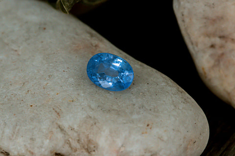 Blue Sapphire 1.34 ct 7x5x4 mm Oval Cut - shoprmcgems