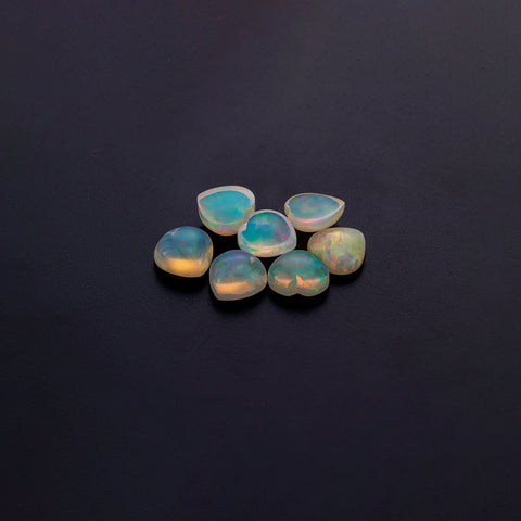 Ethiopian Opal Heart Shape 10X10 MM 15.34 CTS