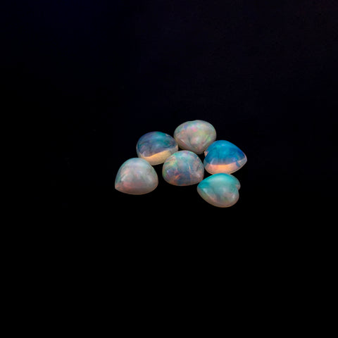 Ethiopian Opal Heart Shape 11X11 MM 15.21 CTS