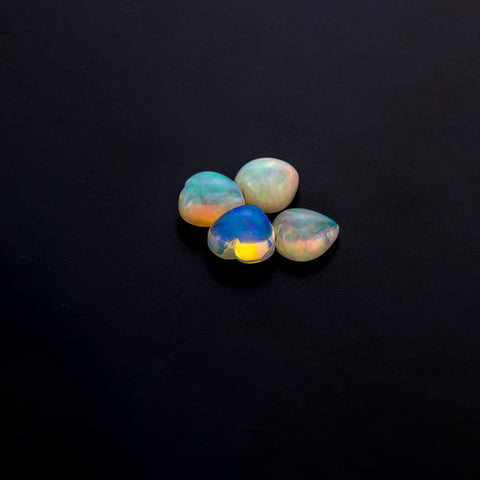 Ethiopian Opal Heart Shape 13x13 MM 20.91 CTS
